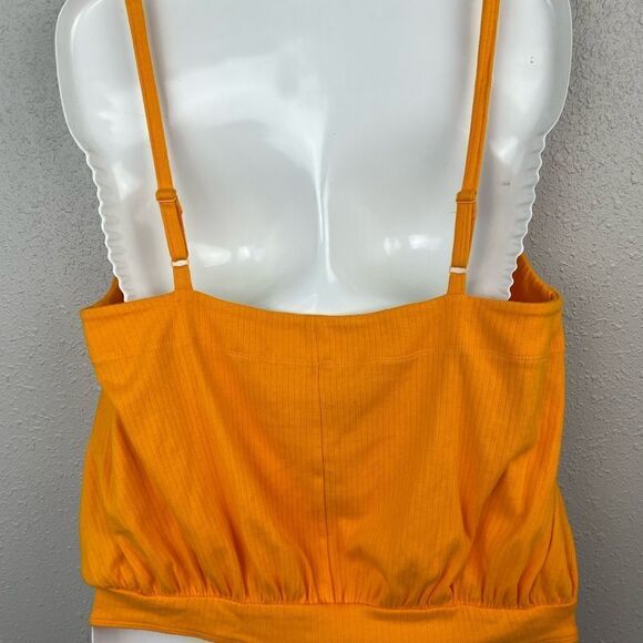 NWOT Orange Bodysuit Size L - Picture 4 of 6